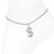 Silver Dollar Sign Anklet