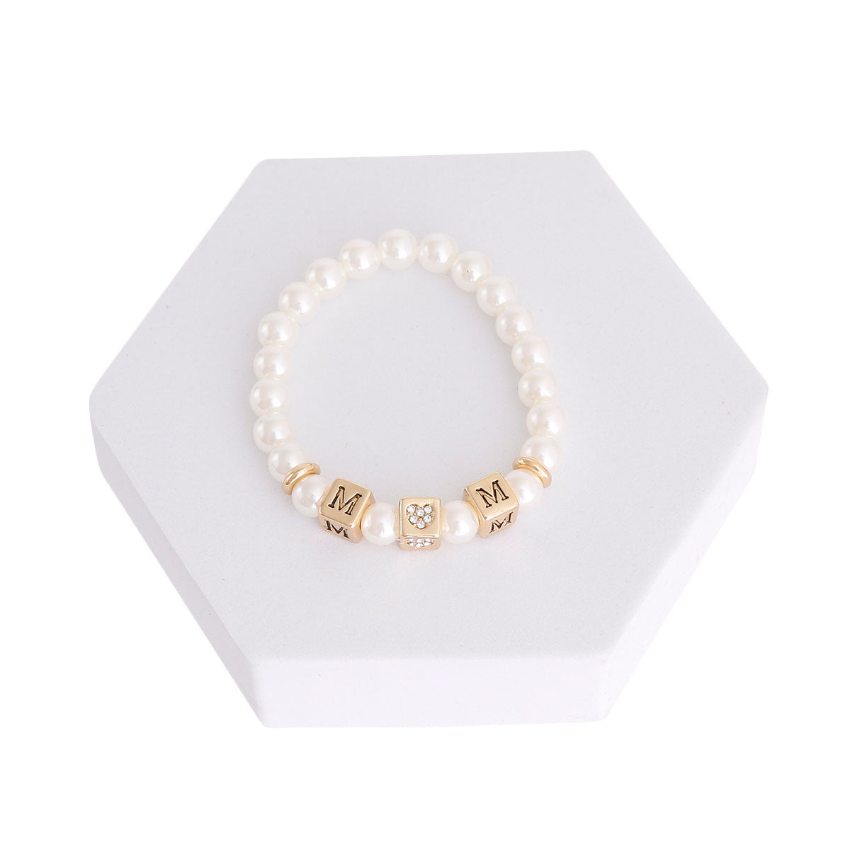 Cream Pearl MOM Bracelet