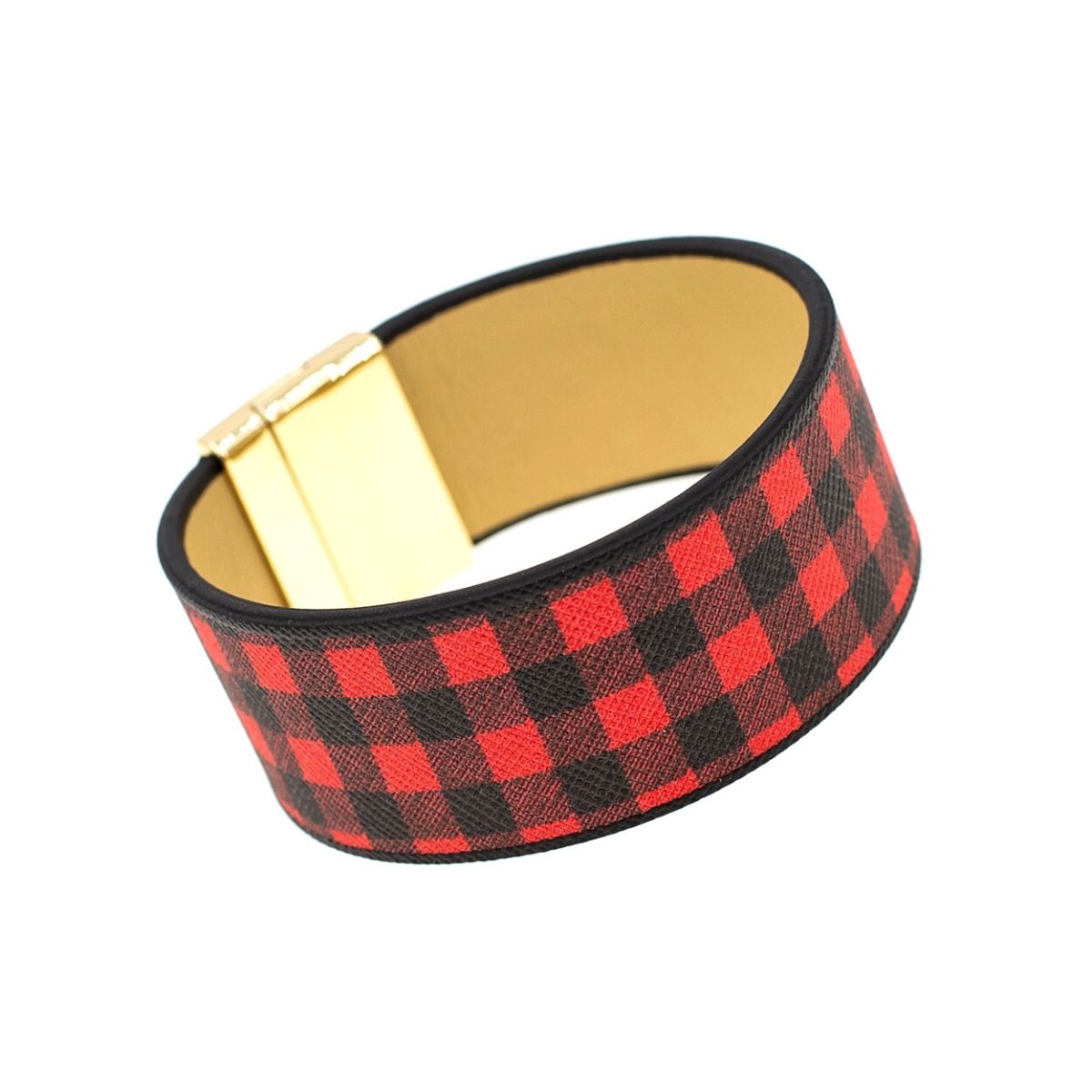 Red Buffalo Plaid Bracelet