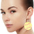 Yellow Softball Round Earrings