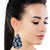 Daisy Printed Teardrop Earrings