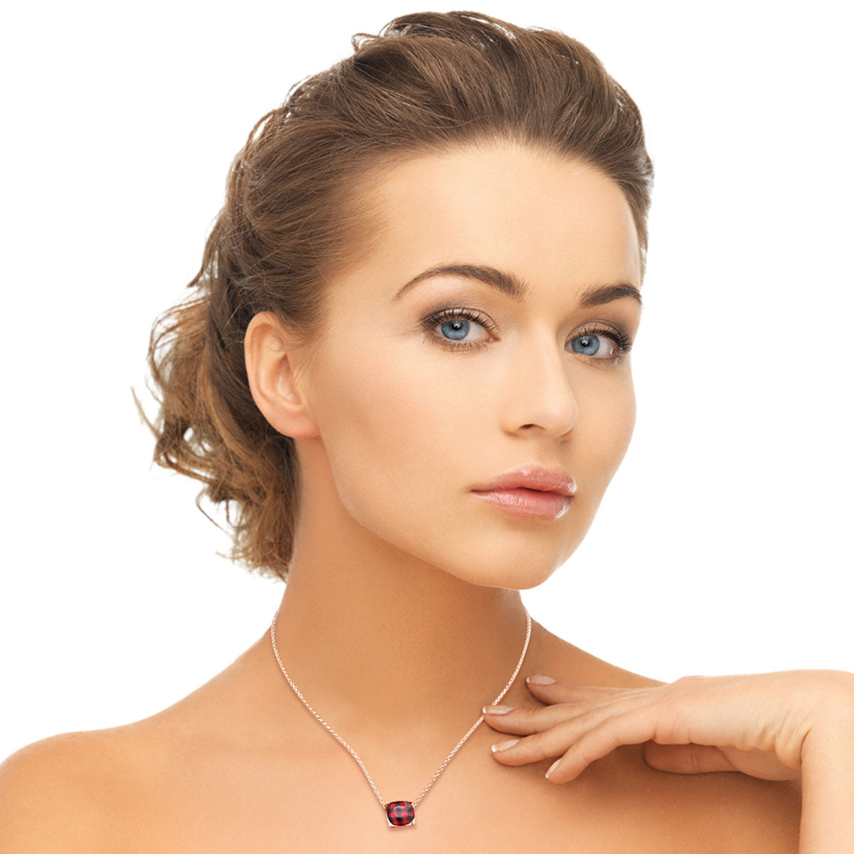 Red Buffalo Plaid Necklace