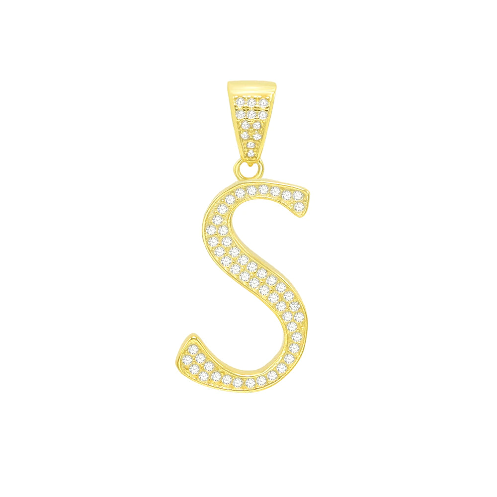 Bling initial Pendant
