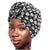 Black MK Circle Twist Knot Turban