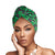 Green MK Twist Knot Turban