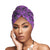 Purple MK Twist Knot Turban