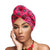 Pink MK Donut Knot Turban