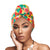 Yellow and Red Donut Knot Turban