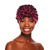 Burgundy Velvet Designer Twist Turban