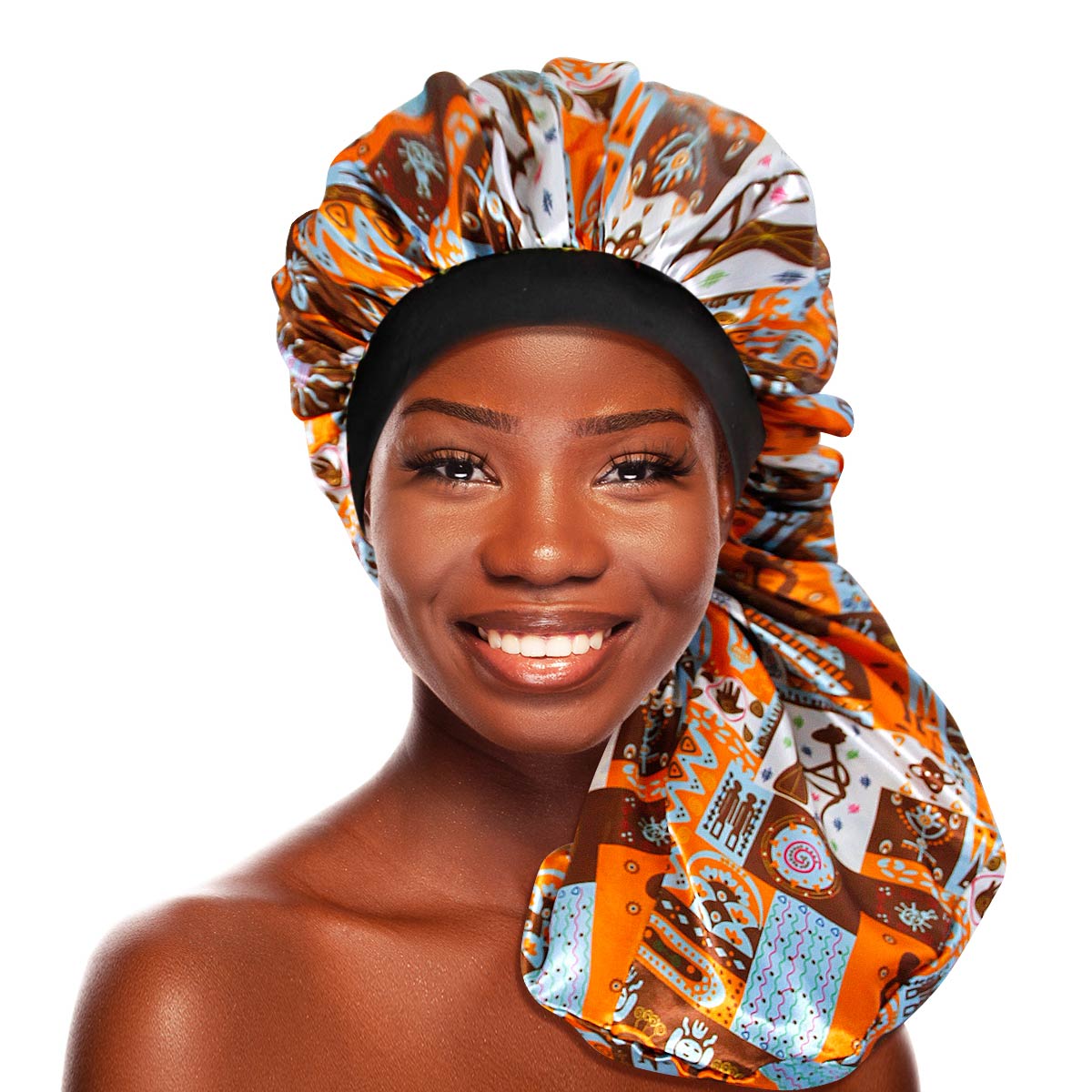 Brown Tribal Dreadlocks Braid Bonnet