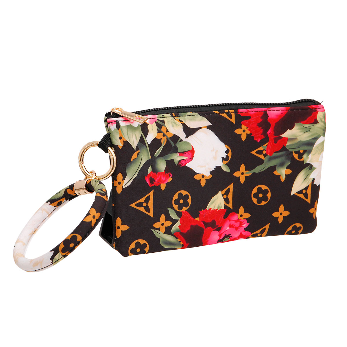 Black LV Monogram Wristlet