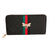 Black Designer Woven Wallet