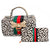 Light Leopard Fur Boxy Satchel Set