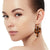 Leopard Cactus Drop Earrings