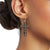 Wooden Cross Love Earrings