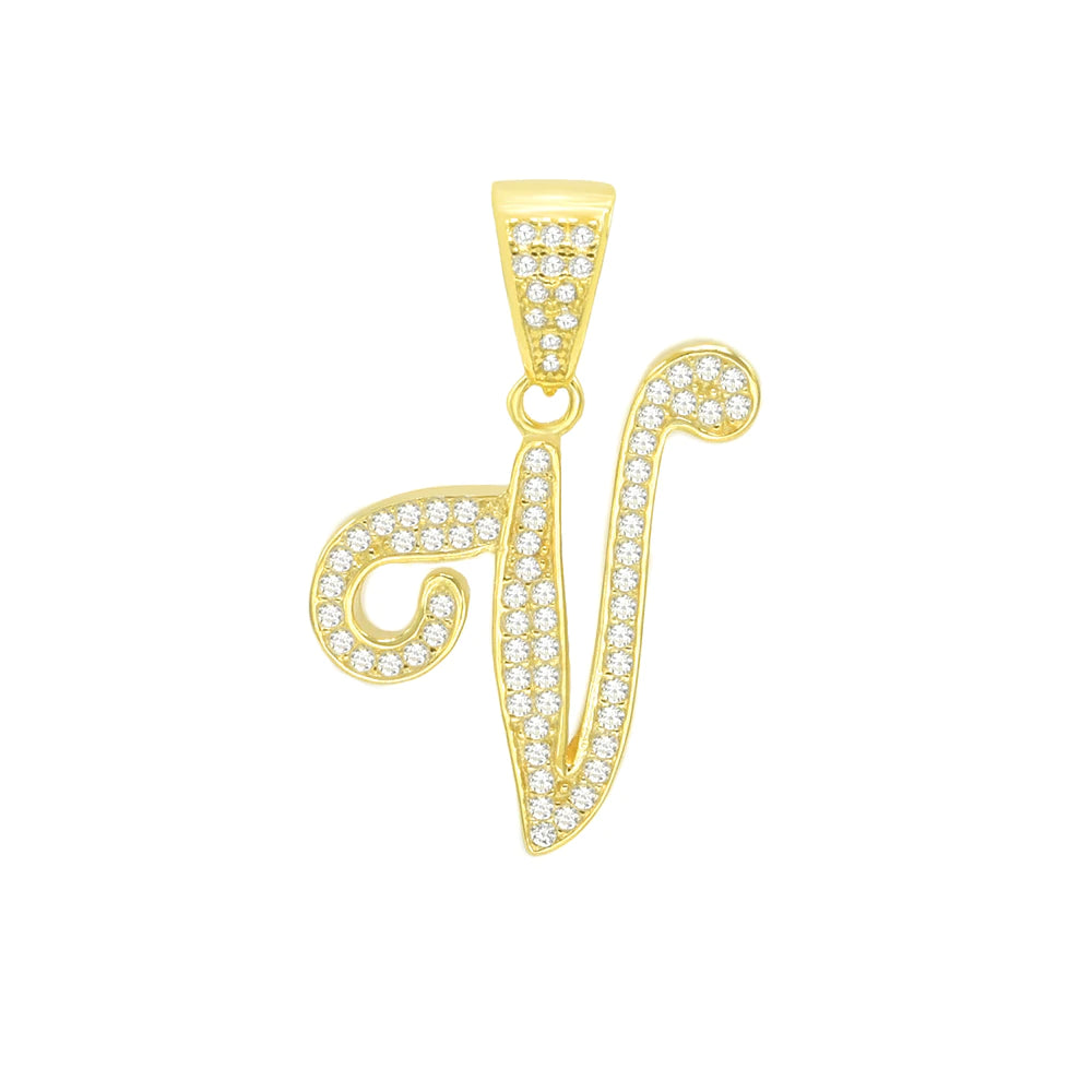 Bling initial Pendant