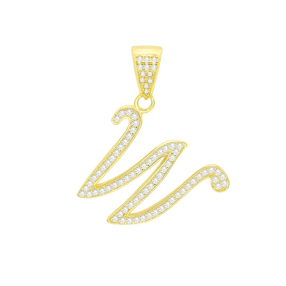 Bling initial Pendant