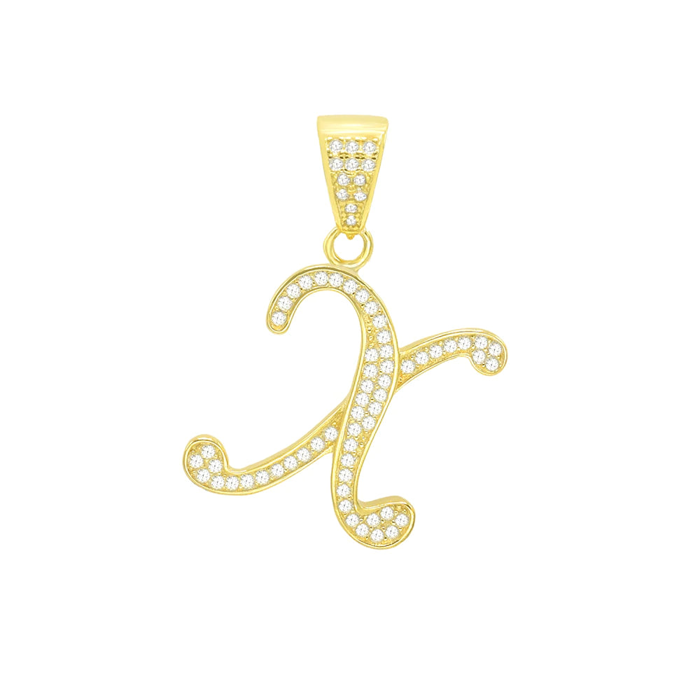 Bling initial Pendant