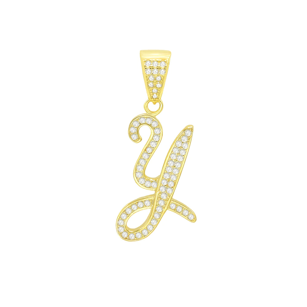 Bling initial Pendant