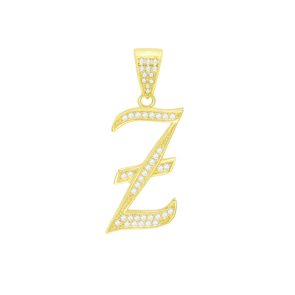 Bling initial Pendant